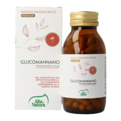 Alta Natura Glucomannano Integratore Controllo Peso 100 Capsule