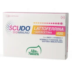 Alta Natura Scudo Bioimmuno Lattoferrina + Quercetina 400 Integratore Difese Immunitarie 30 Compresse