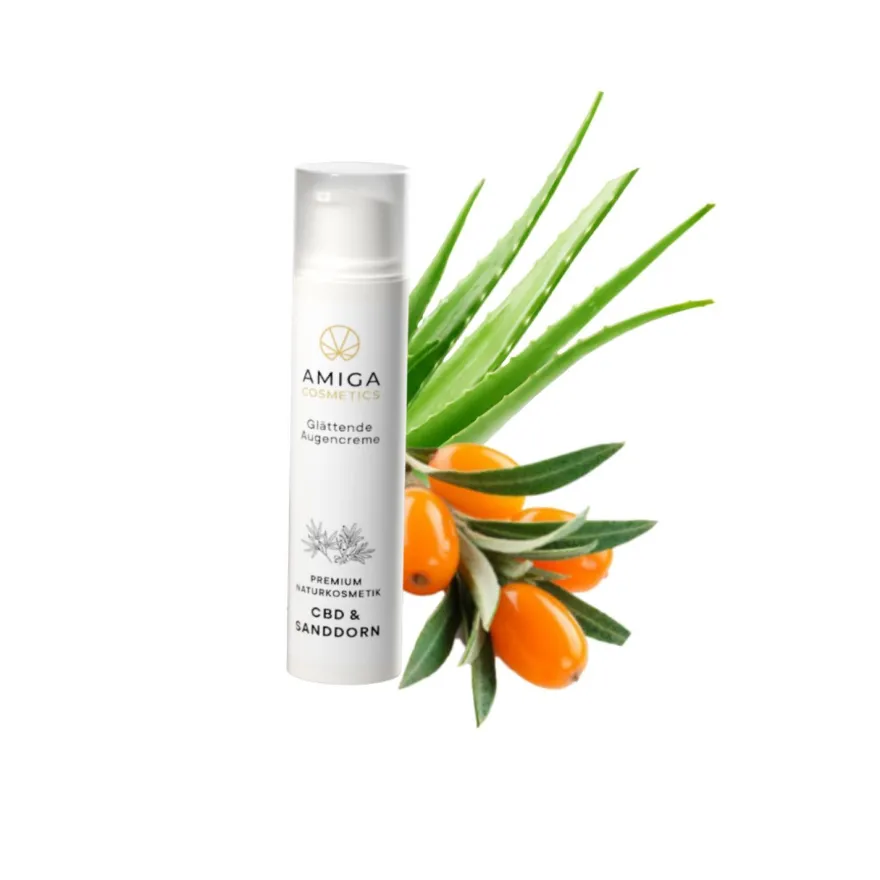 Amiga Cosmetics Crema Levigante Occhi Con Cbd E Olivello Spinoso 15ml