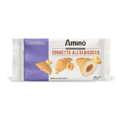 Amin&ograve; Cornetto Albicocca Prodotto Ipoproteico 4 Pezzi