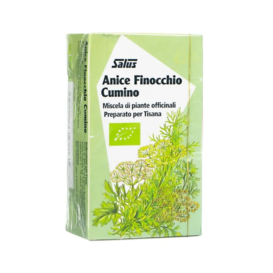 Anice Finocchio Cumino Tisana Digestiva Bio 15 Filtri