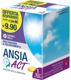 Ansia Act Integratore Alimentare 21 Capsule