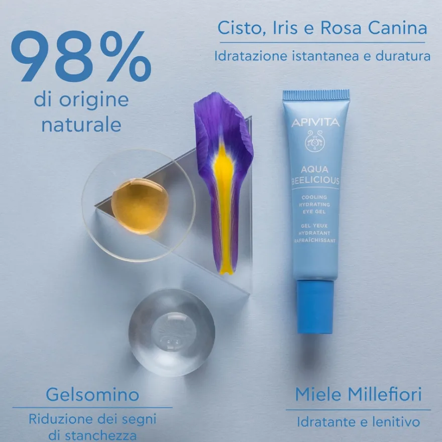 Apivita Aqua Beelicious Crema Contorno Occhi Idratante E Rinfrescante Riduce Borse E Occhiaie 15ml