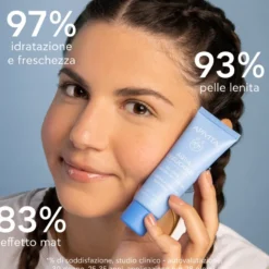 Apivita Aqua Beelicious Crema Viso Idratante Oil-free Per Pelle Grassa Texture Leggera 40ml