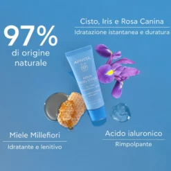 Apivita Aqua Beelicious Crema Viso Idratante Oil-free Per Pelle Grassa Texture Leggera 40ml
