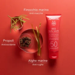 Apivita Bee Sun Safe Crema Solare Viso Anti-macchie E Antiet&agrave; Protezione Solare Alta Spf50 50ml