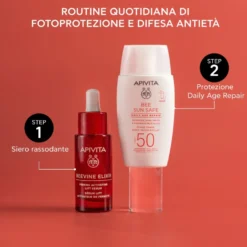 Apivita Bee Sun Safe Daily Age Repair Fluido Solare Ultraleggero Anti-age Anti-macchie Scure Spf50 50ml