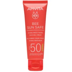 Apivita Bee Sun Safe Hydra Fresh Crema Solare Viso Colorata Spf50 Texture Leggera 200ml