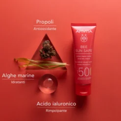 Apivita Bee Sun Safe Hydra Fresh Crema Solare Viso Colorata Spf50 Texture Leggera 200ml
