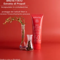 Apivita Bee Sun Safe Hydra Fresh Cremavgel Solare Viso Spf50 Protezione Alta Texture Leggera 50ml