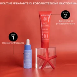 Apivita Bee Sun Safe Hydra Fresh Crema Solare Viso Protezione Solare Spf30 Texture Leggera 50ml