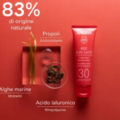 Apivita Bee Sun Safe Hydra Fresh Crema Solare Viso Protezione Solare Spf30 Texture Leggera 50ml