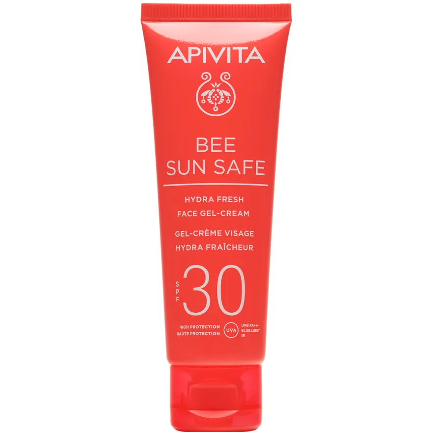 Apivita Bee Sun Safe Hydra Fresh Crema Solare Viso Protezione Solare Spf30 Texture Leggera 50ml