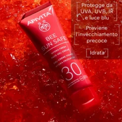 Apivita Bee Sun Safe Hydra Fresh Crema Solare Viso Protezione Solare Spf30 Texture Leggera 50ml