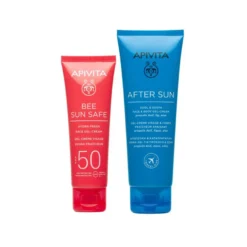 Apivita Bee Sun Safe Hydra Fresh Cream Spf50 Viso 50ml + After Sun Cream Viso & Corpo 100ml