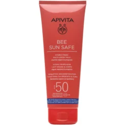Apivita Bee Sun Safe Hydra Latte Solare Viso E Corpo Idratante Spf50 Texture Leggera 200ml