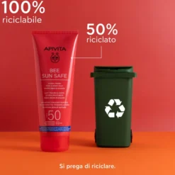 Apivita Bee Sun Safe Hydra Latte Solare Viso E Corpo Idratante Spf50 Texture Leggera 200ml
