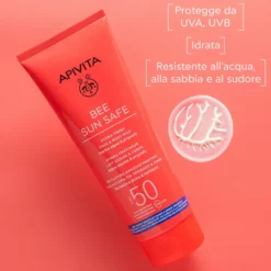 Apivita Bee Sun Safe Hydra Latte Solare Viso E Corpo Idratante Spf50 Texture Leggera 200ml