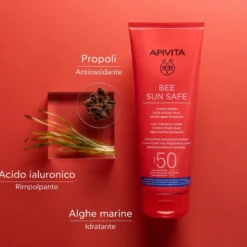 Apivita Bee Sun Safe Hydra Latte Solare Viso E Corpo Idratante Spf50 Texture Leggera 200ml