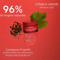 Apivita Beevine Elixir Crema Viso Antirughe Rassodante Con Acido Ialuronico Texture Leggera 50ml