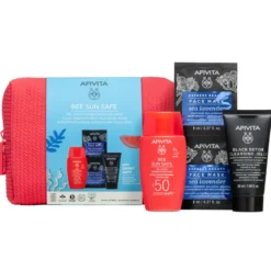 Apivita Cofanetto Bee Sun Safe Dry Touch Invisible Fluido Viso Spf50