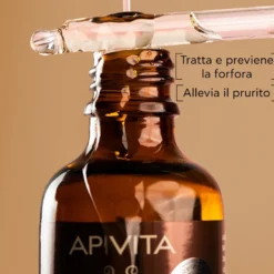 Apivita Dandruff Relief Olio Sollievo Forfora Grassa E Secca, Cuoio Capelluto Sensibile, Riduce Prurito 50ml