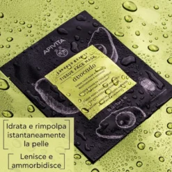 Apivita Express Beauty Avocado Maschera Viso In Tessuto Idratante Lenitiva Rimpolpante 1 Pezzo
