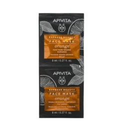 Apivita Express Beauty Orange Maschera Viso Illuminante All'arancia 2x8ml