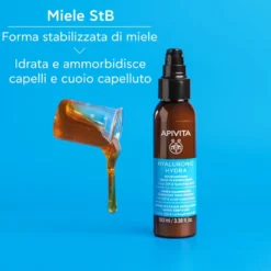 Apivita Hyaluronic Hydra Balsamo Leave-in Anti-crespo Termoprotettore Per Capelli Secchi 100ml