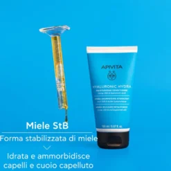 Apivita Hyaluronic Hydra Balsamo Idratante E Districante Anti-crespo Per Capelli Secchi 75ml