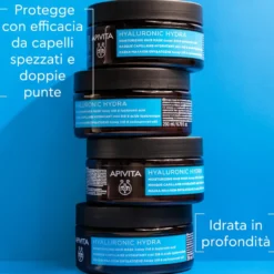 Apivita Hyaluronic Hydra Maschera Idratante E Nutriente Con Acido Ialuronico, Capelli Secchi 200ml