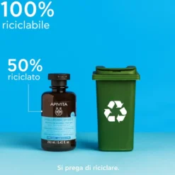 Apivita Hyaluronic Hydra Shampoo Idratante Con Acido Ialuronicoper Capelli Fini E Secchi 250ml