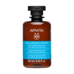 Apivita Hyaluronic Hydra Shampoo Idratante Con Acido Ialuronico Anti-crespo Per Capelli Morbidi 250ml