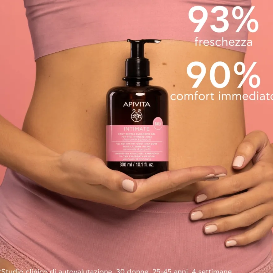 Apivita Intimate Daily Detergente Intimo Delicato Per Uso Quotidiano 300ml