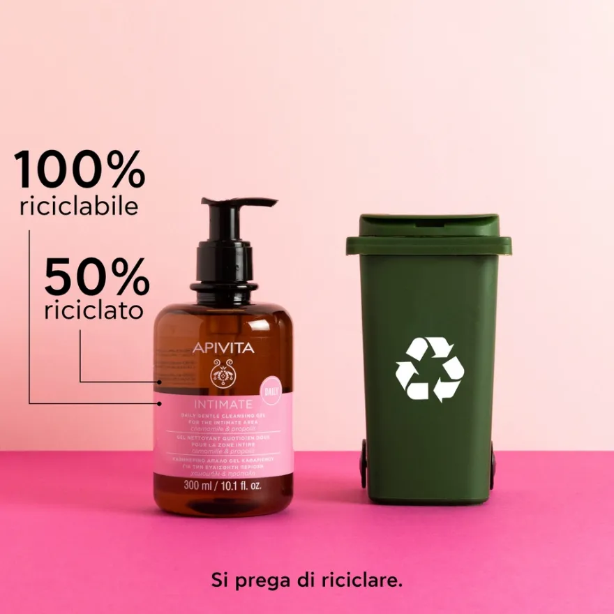 Apivita Intimate Daily Detergente Intimo Delicato Per Uso Quotidiano 300ml