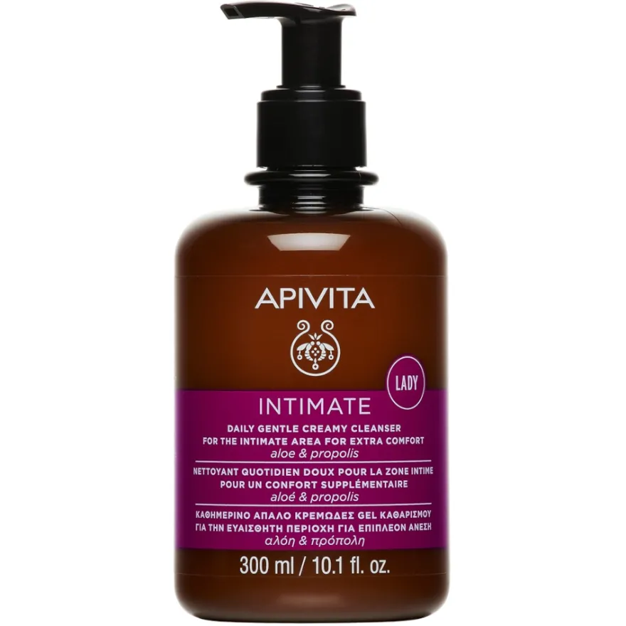 Apivita Intimate Lady Detergente Intimo Delicato Contro La Secchezza Adatto In Menopausa 300ml