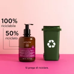 Apivita Intimate Lady Detergente Intimo Delicato Contro La Secchezza Adatto In Menopausa 300ml
