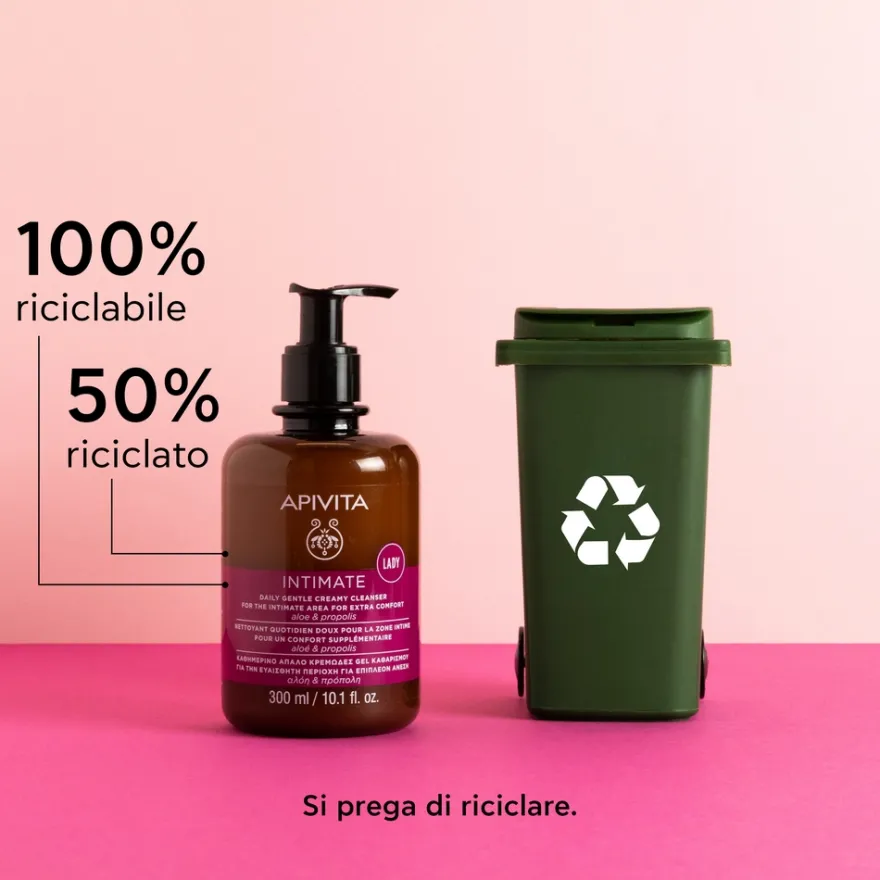 Apivita Intimate Lady Detergente Intimo Delicato Contro La Secchezza Adatto In Menopausa 300ml