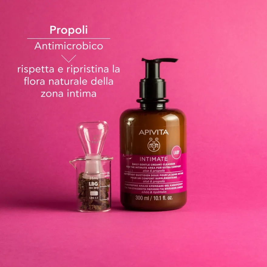 Apivita Intimate Lady Detergente Intimo Delicato Contro La Secchezza Adatto In Menopausa 300ml