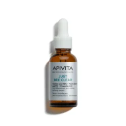 Apivita Just Bee Clear Siero Perfezionatore Affinante E Anti-macchie Opacizzante Pelle Grassa Acne 30ml