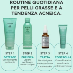 Apivita Just Bee Clear Siero Perfezionatore Affinante E Anti-macchie Opacizzante Pelle Grassa Acne 30ml