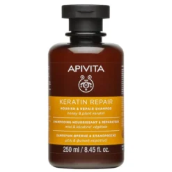 Apivita Keratin Repair Shampoo Nutriente E Riparatore Per Capelli Secchi E Danneggiati 150ml