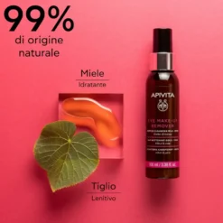 Apivita Latte Detergente Occhi Delicato Deterge E Rimuove Il Trucco Waterproof Struccante 100ml