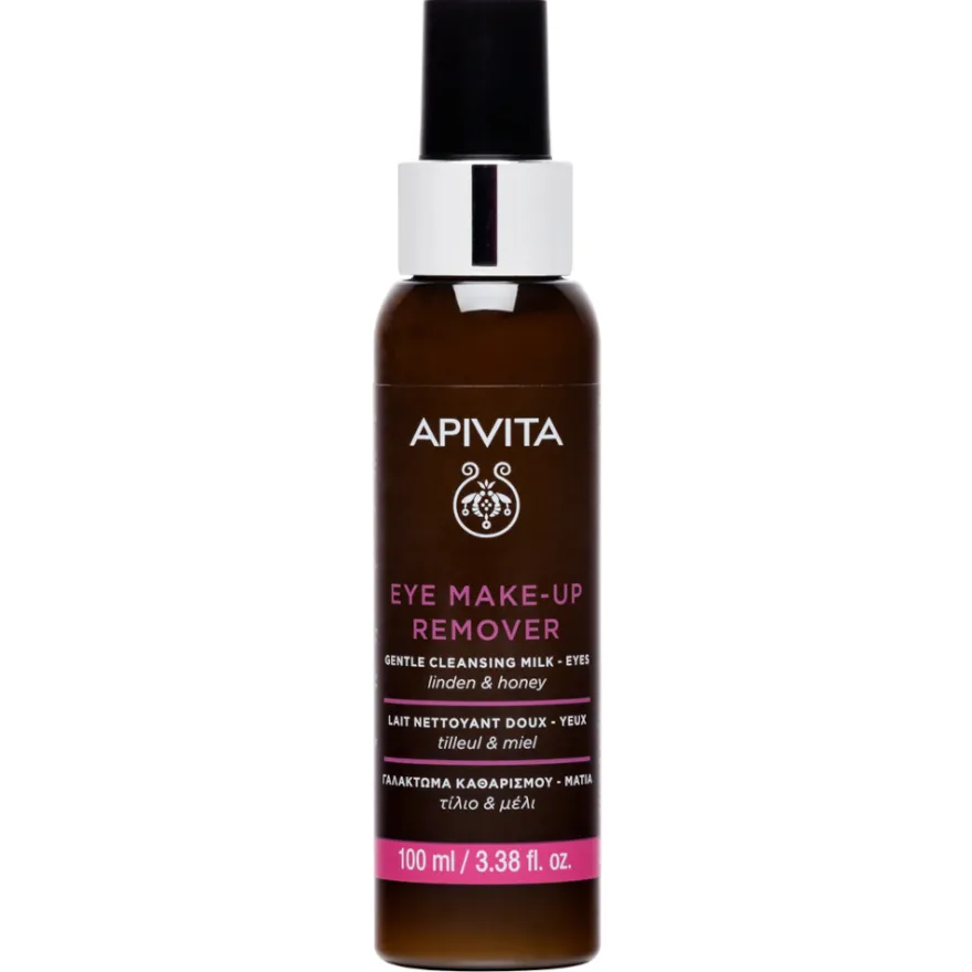 Apivita Latte Detergente Occhi Delicato Deterge E Rimuove Il Trucco Waterproof Struccante 100ml