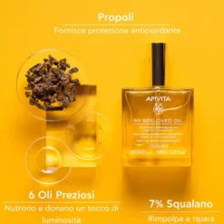 Apivita My Beeloved Olio Secco Nutriente E Riparatore Idrata E Nutre Corpo E Capelli 100ml