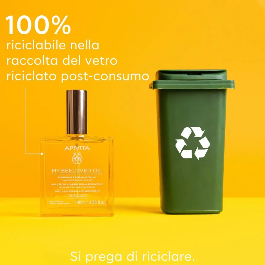 Apivita My Beeloved Olio Secco Nutriente E Riparatore Idrata E Nutre Corpo E Capelli 100ml
