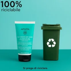 Apivita Oily Roots Dry Ends Balsamo Riequilibrante Per Cute E Capelli Grassi E Punte Secche 150ml