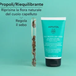 Apivita Oily Roots Dry Ends Balsamo Riequilibrante Per Cute E Capelli Grassi E Punte Secche 150ml
