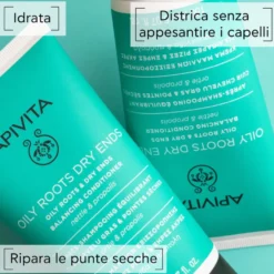 Apivita Oily Roots Dry Ends Balsamo Riequilibrante Per Cute E Capelli Grassi E Punte Secche 150ml