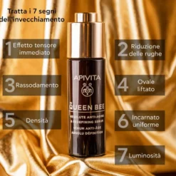 Apivita Queen Bee Siero Viso Anti-rughe Effetto Impolpante E Rassodante